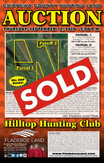 Auction - Chippewa County Hunting Land - 2 Parcel Auction